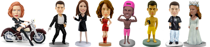stylish bobbleheads